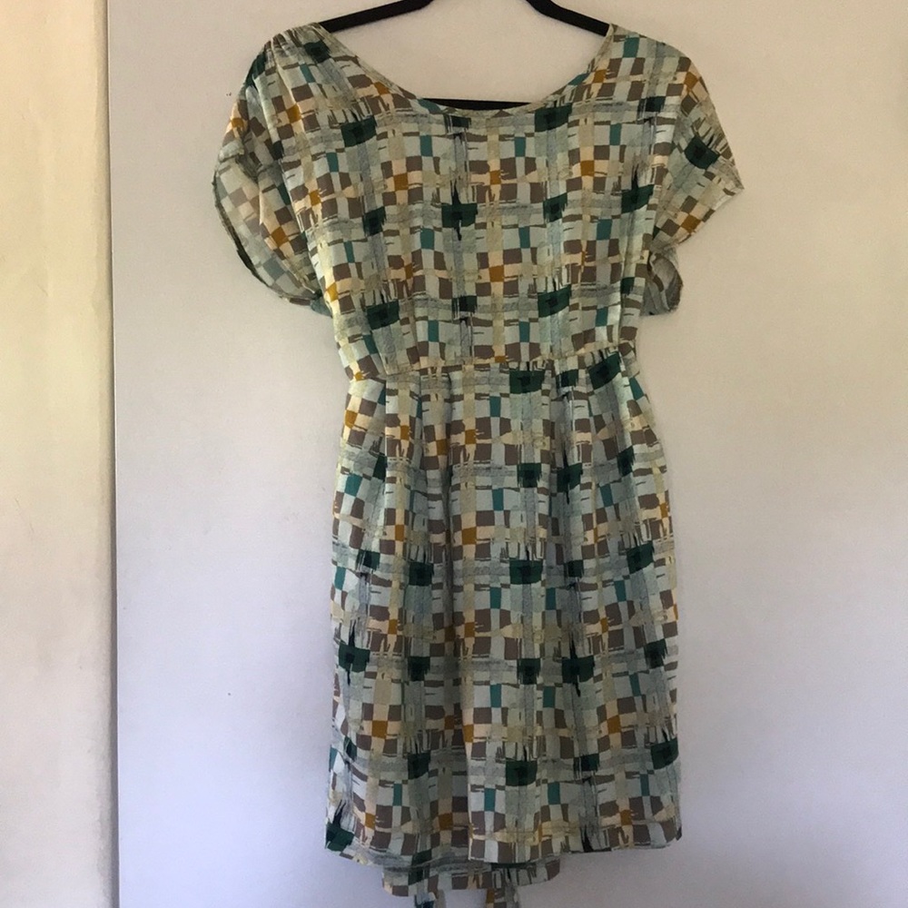 Geometric Print Dress